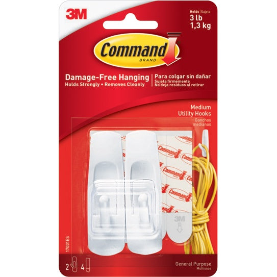 Command Adhesive Designer Hook - Medium - 2 Pack