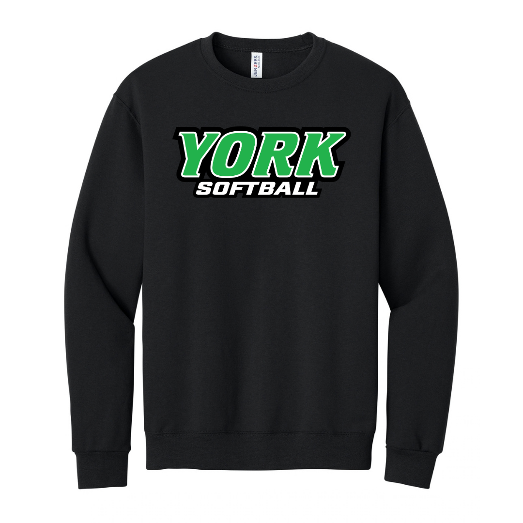 CUSTOM JERZEES CLASSICS CREW SWEATSHIRT-SOFTBALL