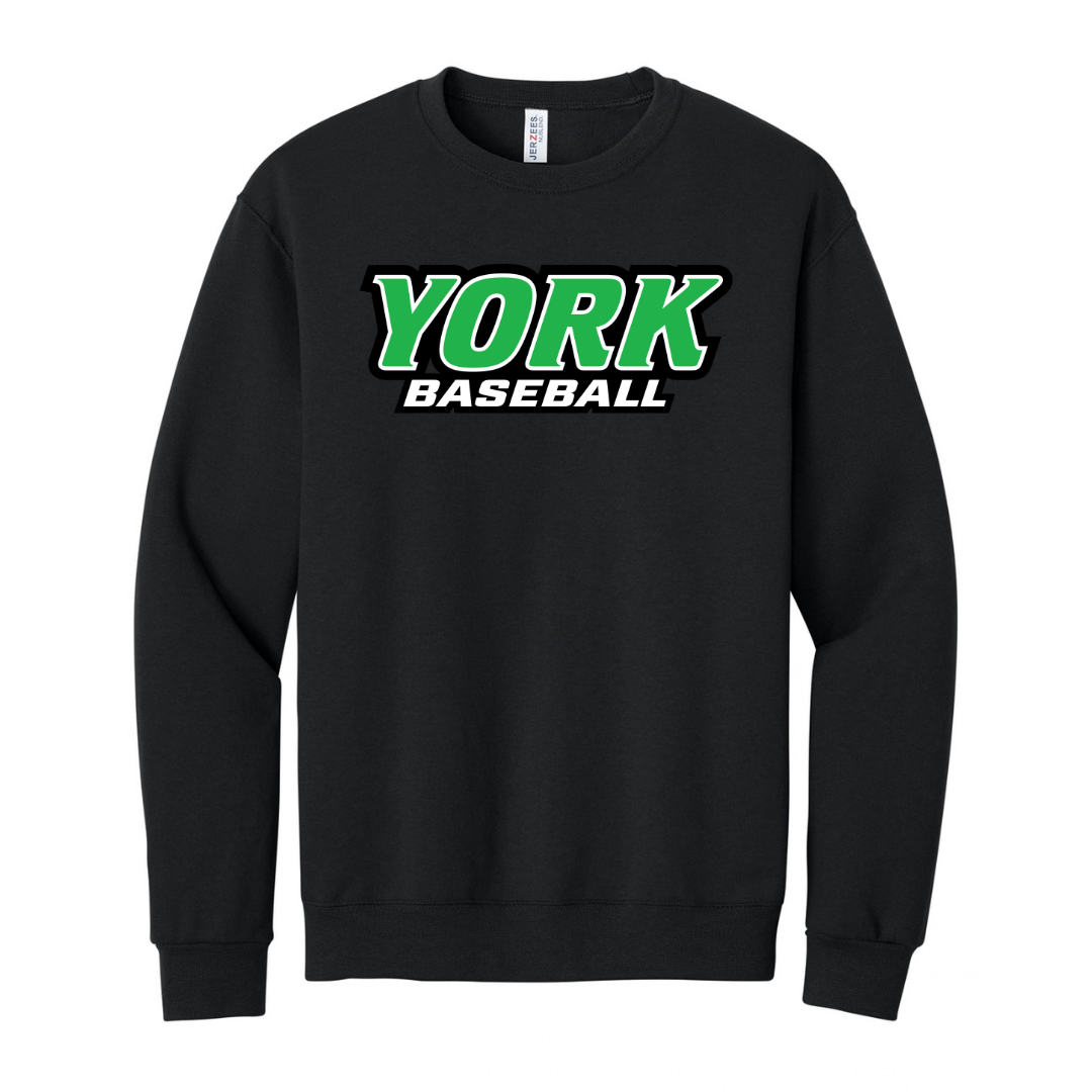 CUSTOM JERZEES CLASSICS CREW SWEATSHIRT- BASEBALL