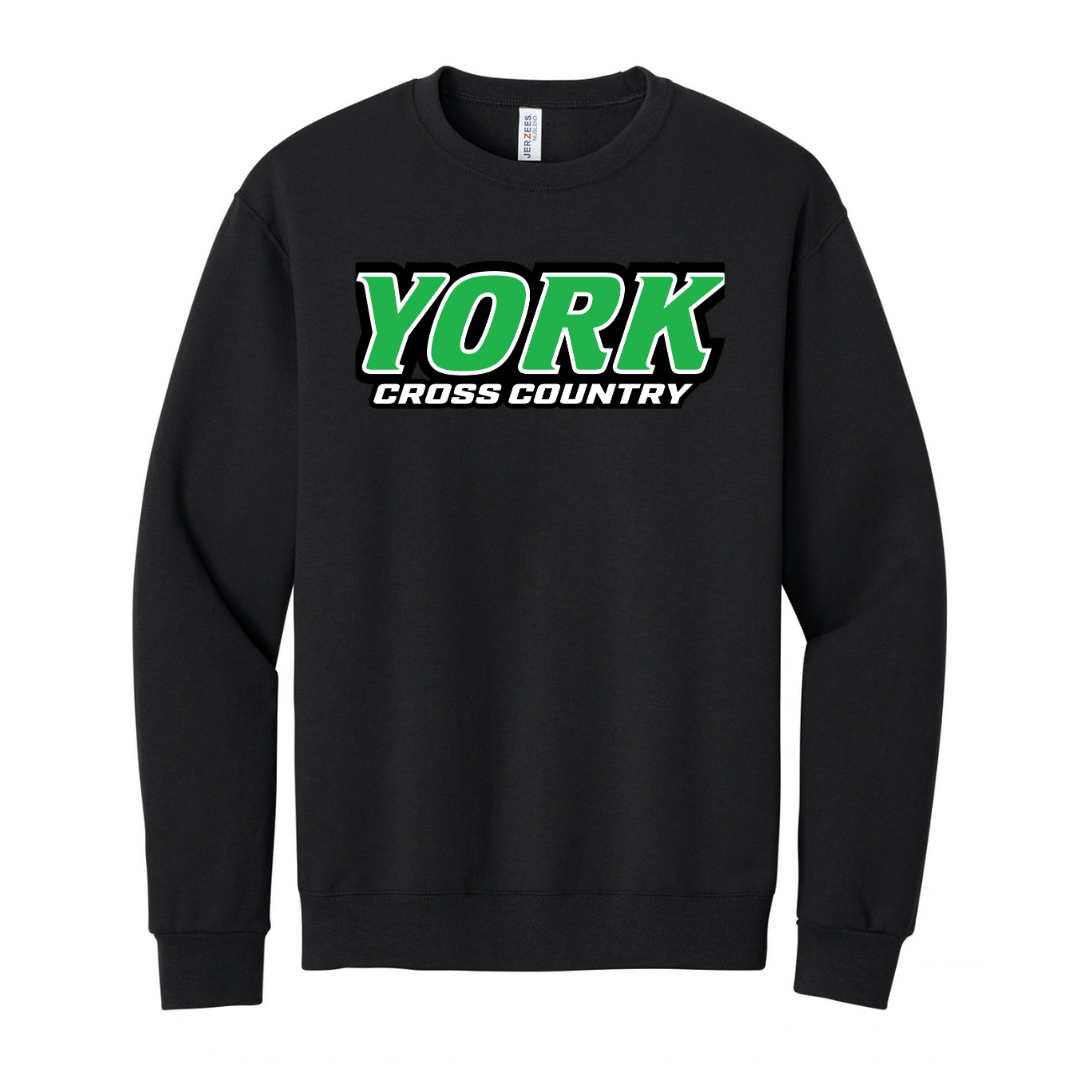 CUSTOM JERZEES CLASSICS CREW SWEATSHIRT- CROSS COUNTRY