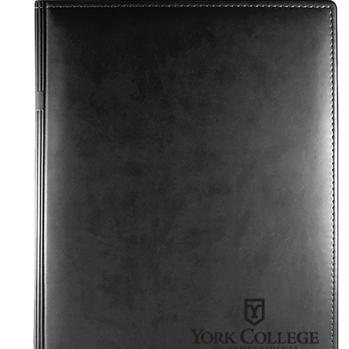 PADFOLIO WITH YORK COLLEGE DEBOSSED