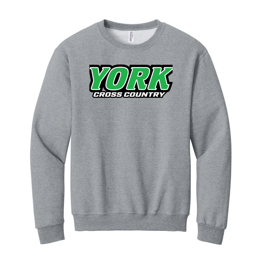 CUSTOM JERZEES CLASSICS CREW SWEATSHIRT- CROSS COUNTRY