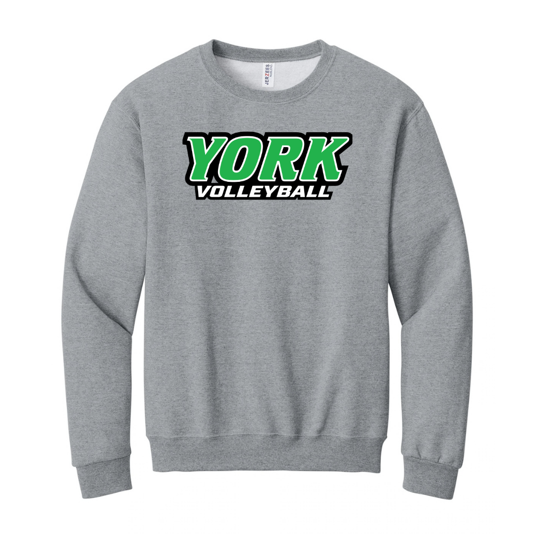 CUSTOM JERZEES CLASSICS CREW SWEATSHIRT- VOLLEYBALL