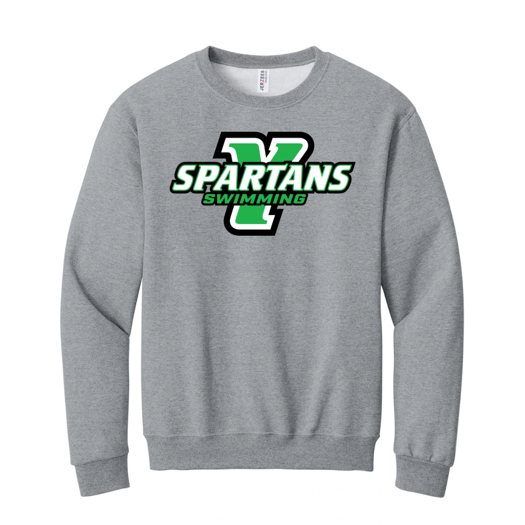 CUSTOM JERZEES CLASSICS CREW SWEATSHIRT- SWIMMING
