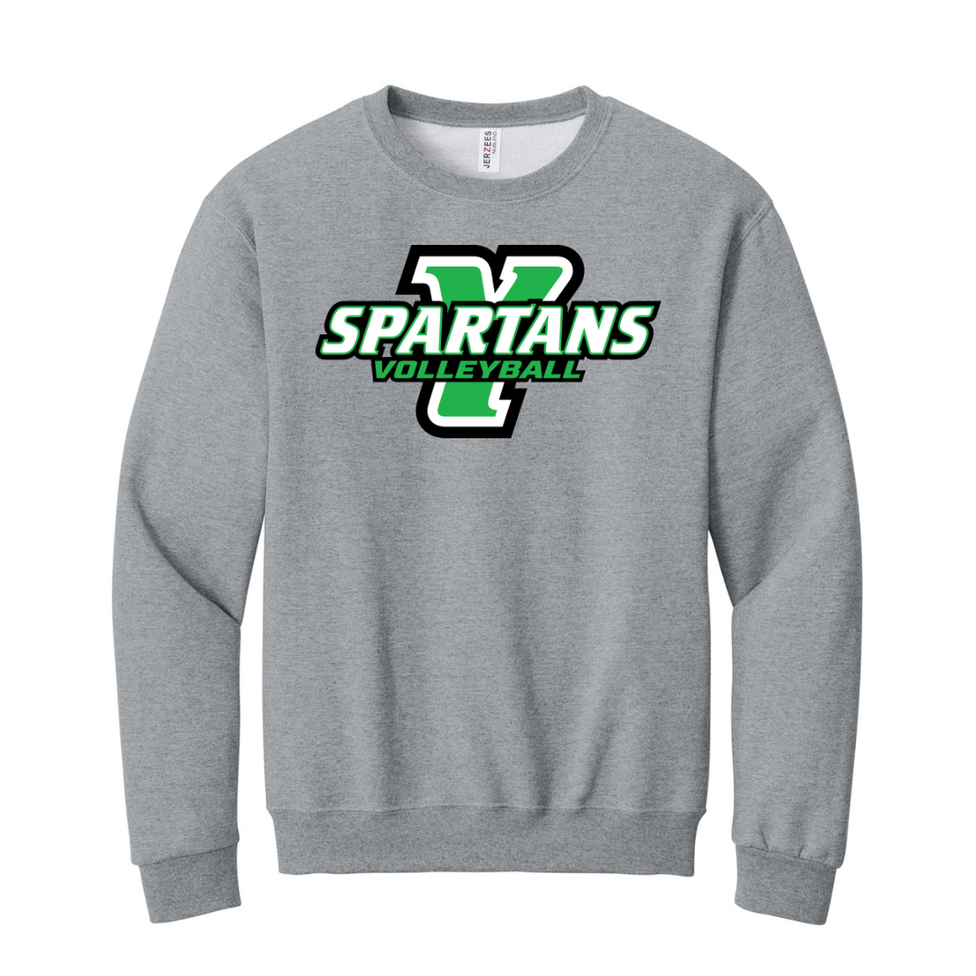 CUSTOM JERZEES CLASSICS CREW SWEATSHIRT- VOLLEYBALL
