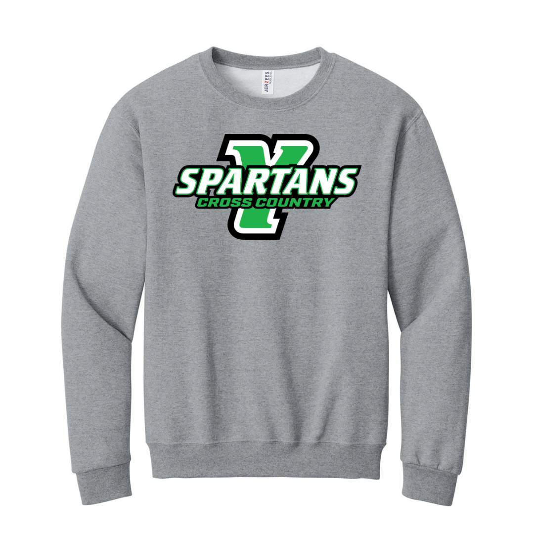 CUSTOM JERZEES CLASSICS CREW SWEATSHIRT- CROSS COUNTRY