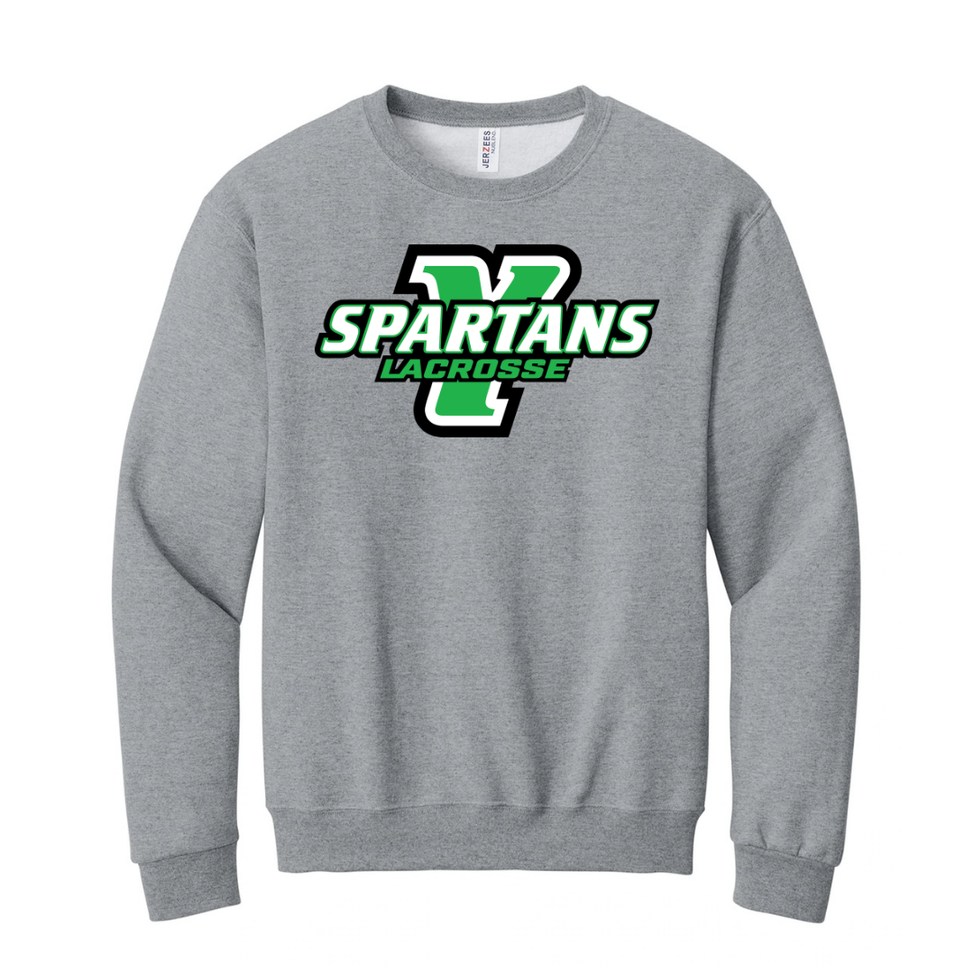 CUSTOM JERZEES CLASSICS CREW SWEATSHIRT- LACROSSE