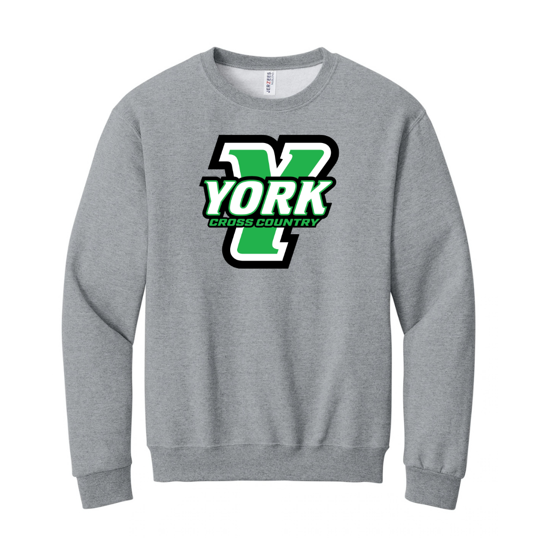 CUSTOM JERZEES CLASSICS CREW SWEATSHIRT- CROSS COUNTRY