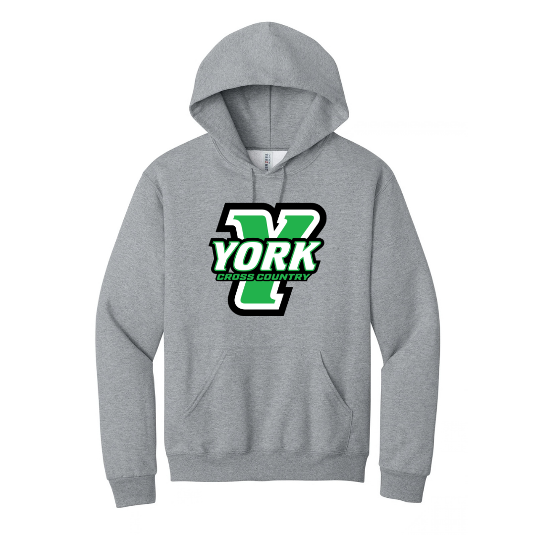 CUSTOM JERZEES CLASSICS HOOD SWEATSHIRT- CROSS COUNTRY