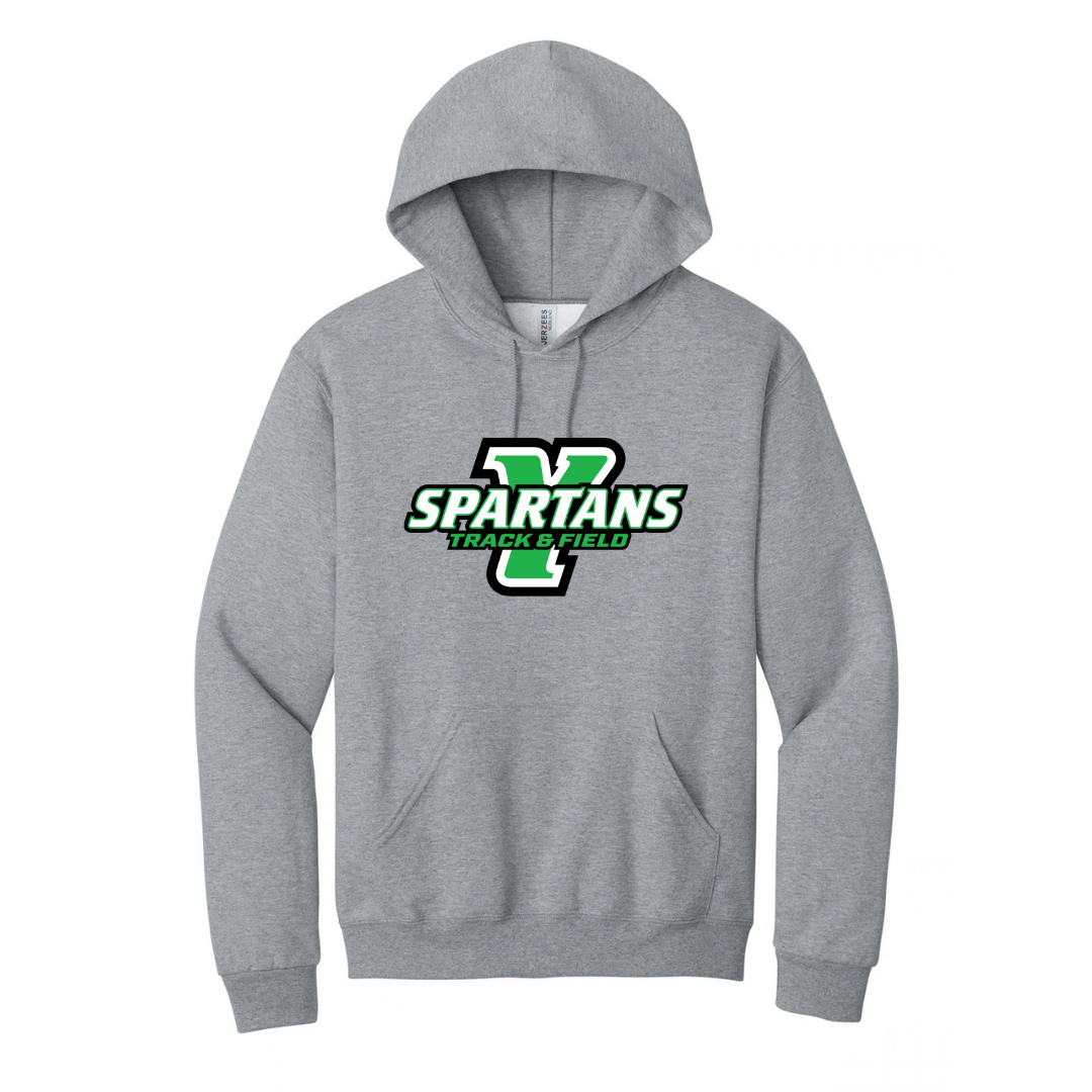 CUSTOM JERZEES CLASSICS HOOD SWEATSHIRT- TRACK AND FIELD