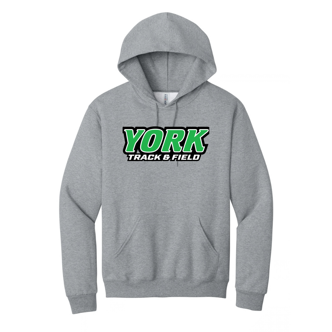 CUSTOM JERZEES CLASSICS HOOD SWEATSHIRT- TRACK AND FIELD