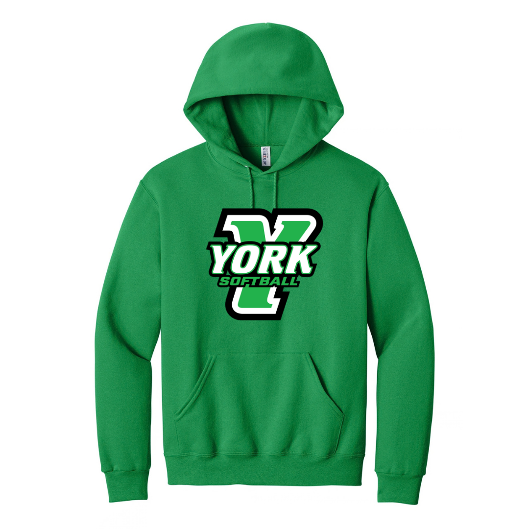 CUSTOM JERZEES CLASSICS HOOD SWEATSHIRT- SOFTBALL