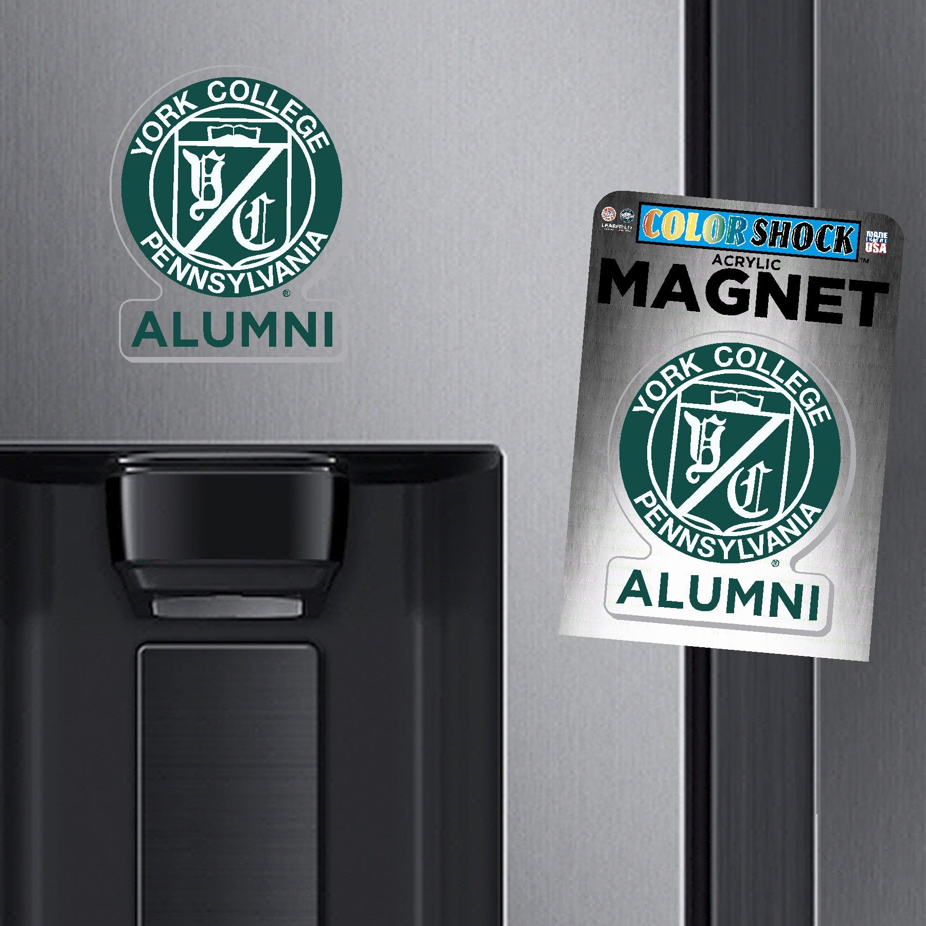 MAGNET, YORK COLLEGE ALUMNI SEAL