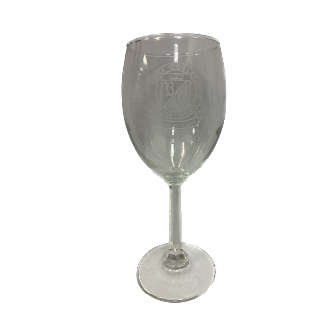 WINE GLASS WITH YCP SEAL