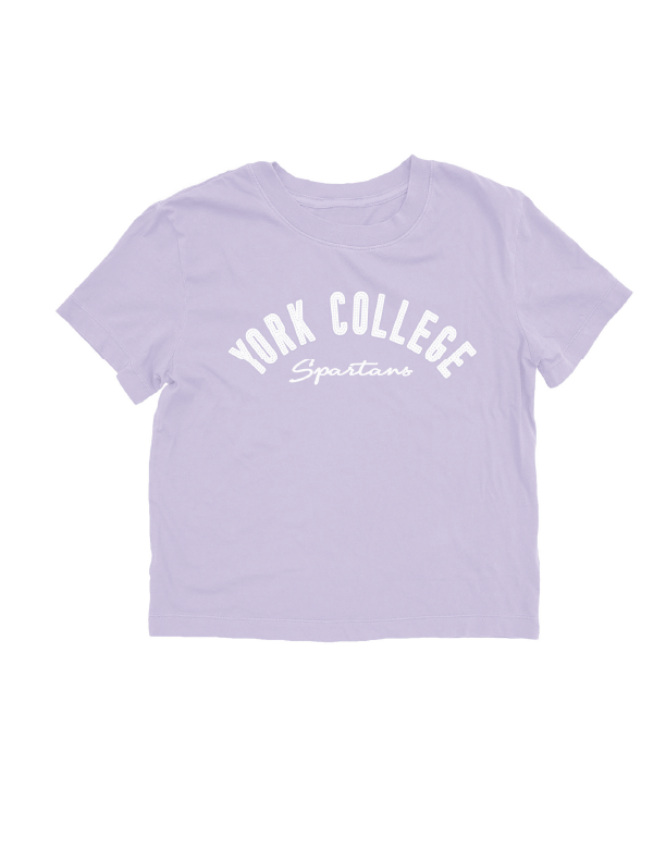 BLUE 84 WOMENS YORK COLLEGE DYED SHORT SLEEVE T-SHIRT