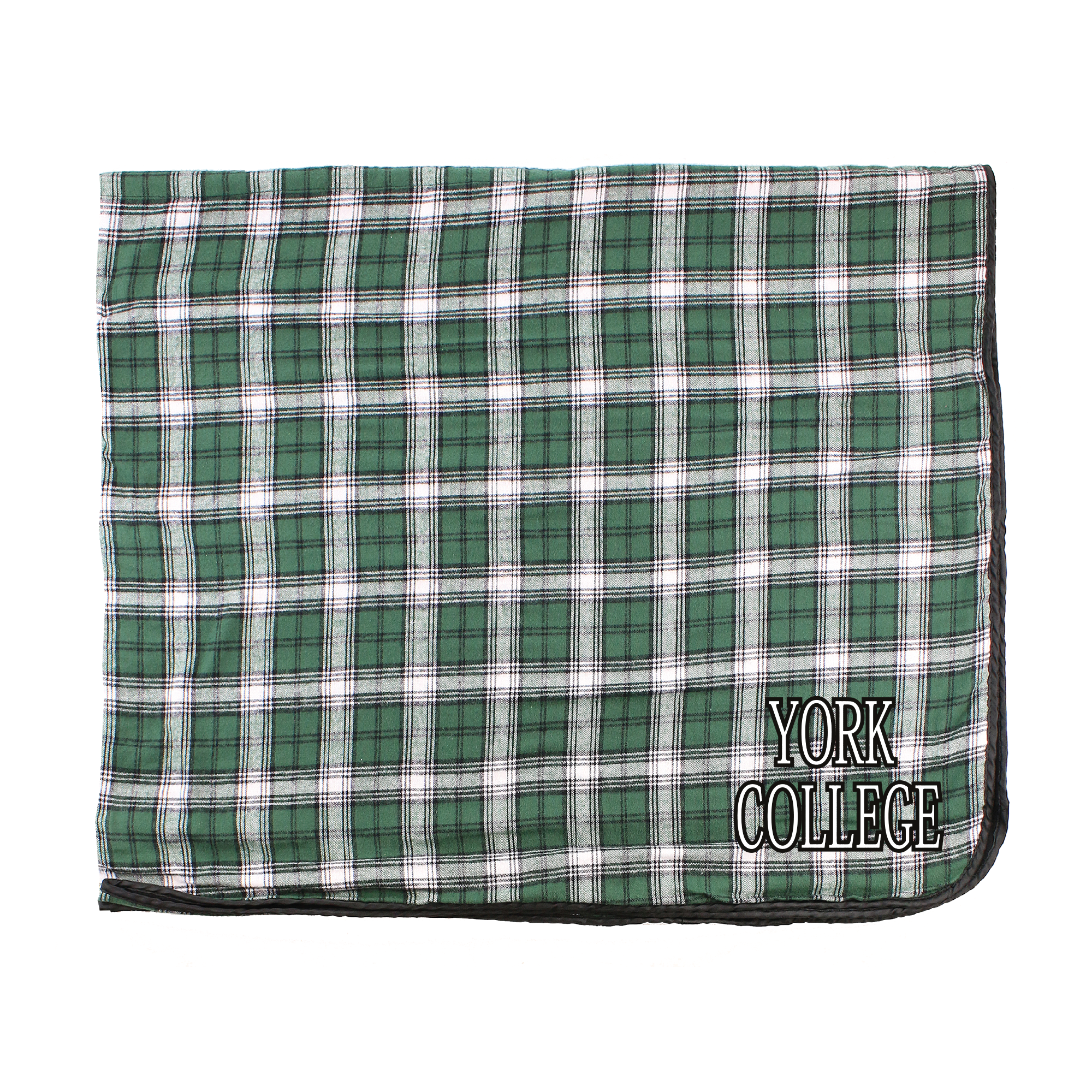 Blanket: Flannel & Fleece - Green Plaid