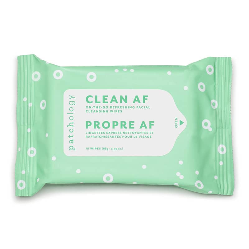 PATCHOLOGY CLEAN AF FACIAL CLEANSING WIPES