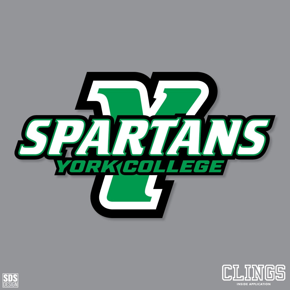 Cling: Y Logo/Spartans YC - 3"