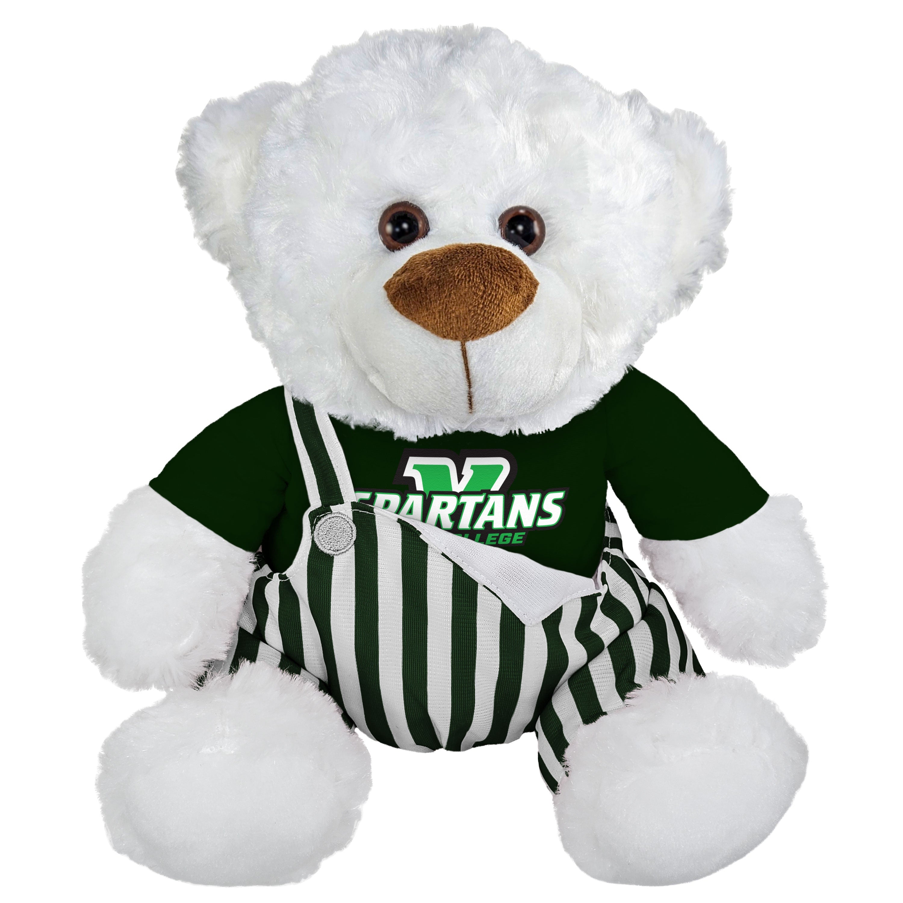 Plush: Game Day Bib Bear 10" - White