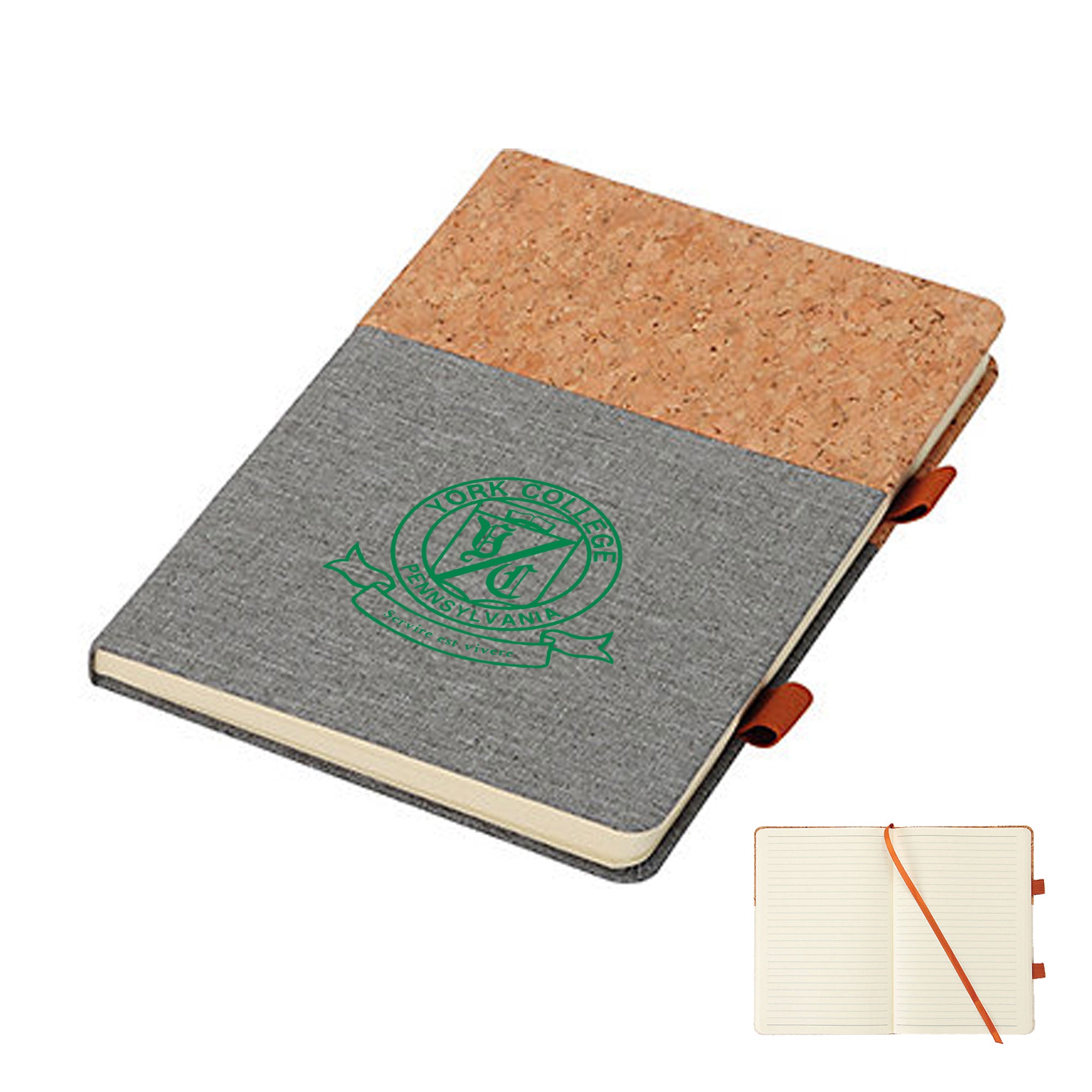 Journal Notebook - 5.5x8.25 - Cork