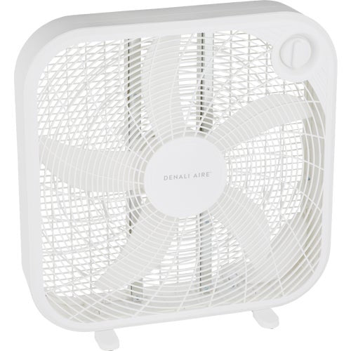 Denali Aire 20" 3-Speed Box Fan - White
