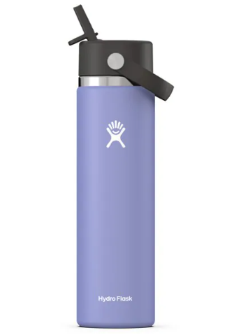 HYDRO FLASK WATER BOTTLE 24 OZ WIDE MOUTH FLEX STRAW CAP