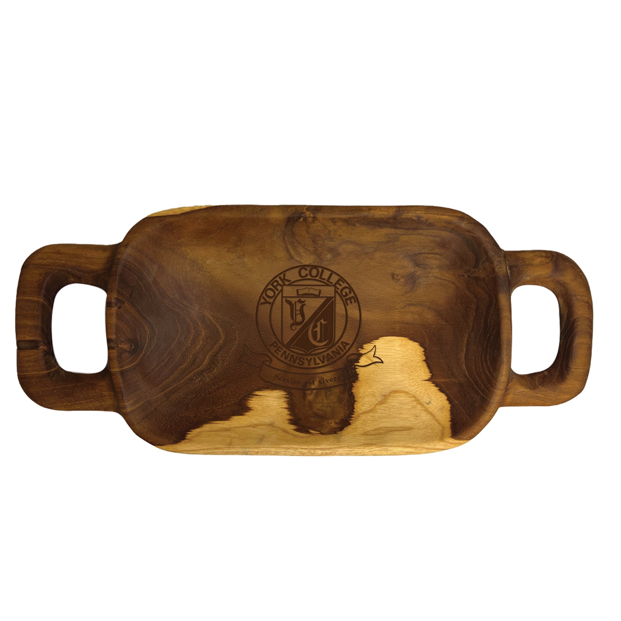 16" Tuckahoe Teak Handled Bowl w/Seal