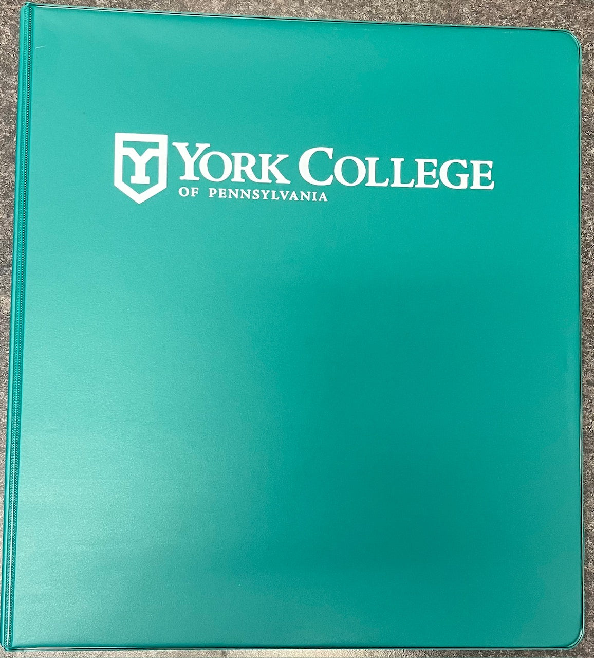 Binder: 1" Vinyl York College Imprinted