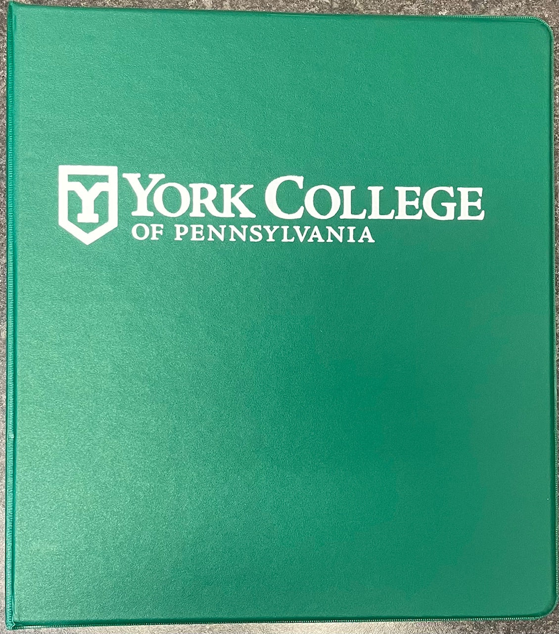 Binder: 1" Vinyl York College Imprinted