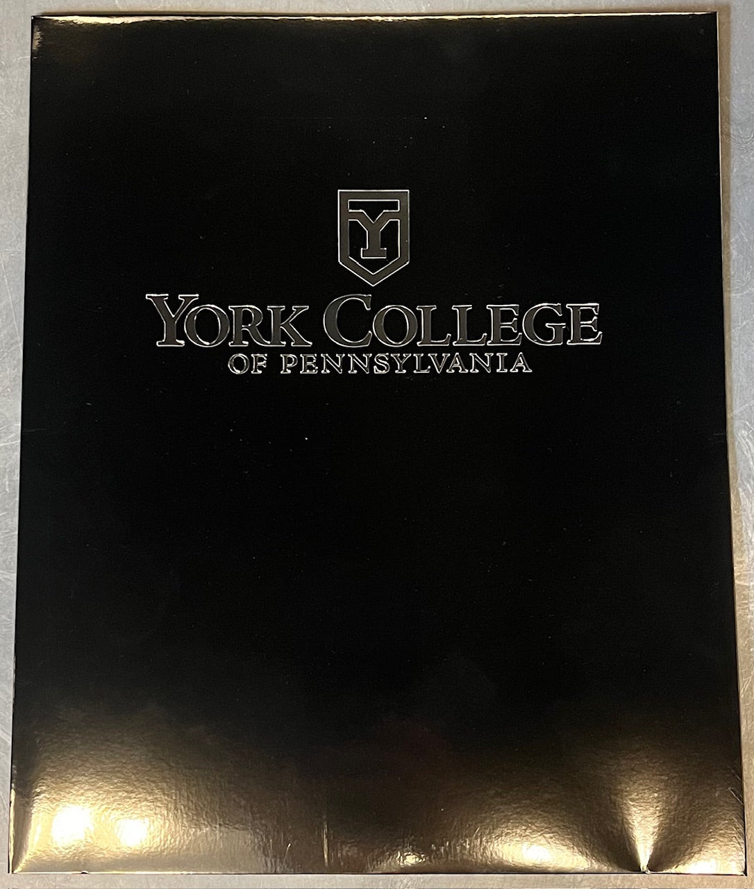 Folder: York College Imprinted w/Pockets