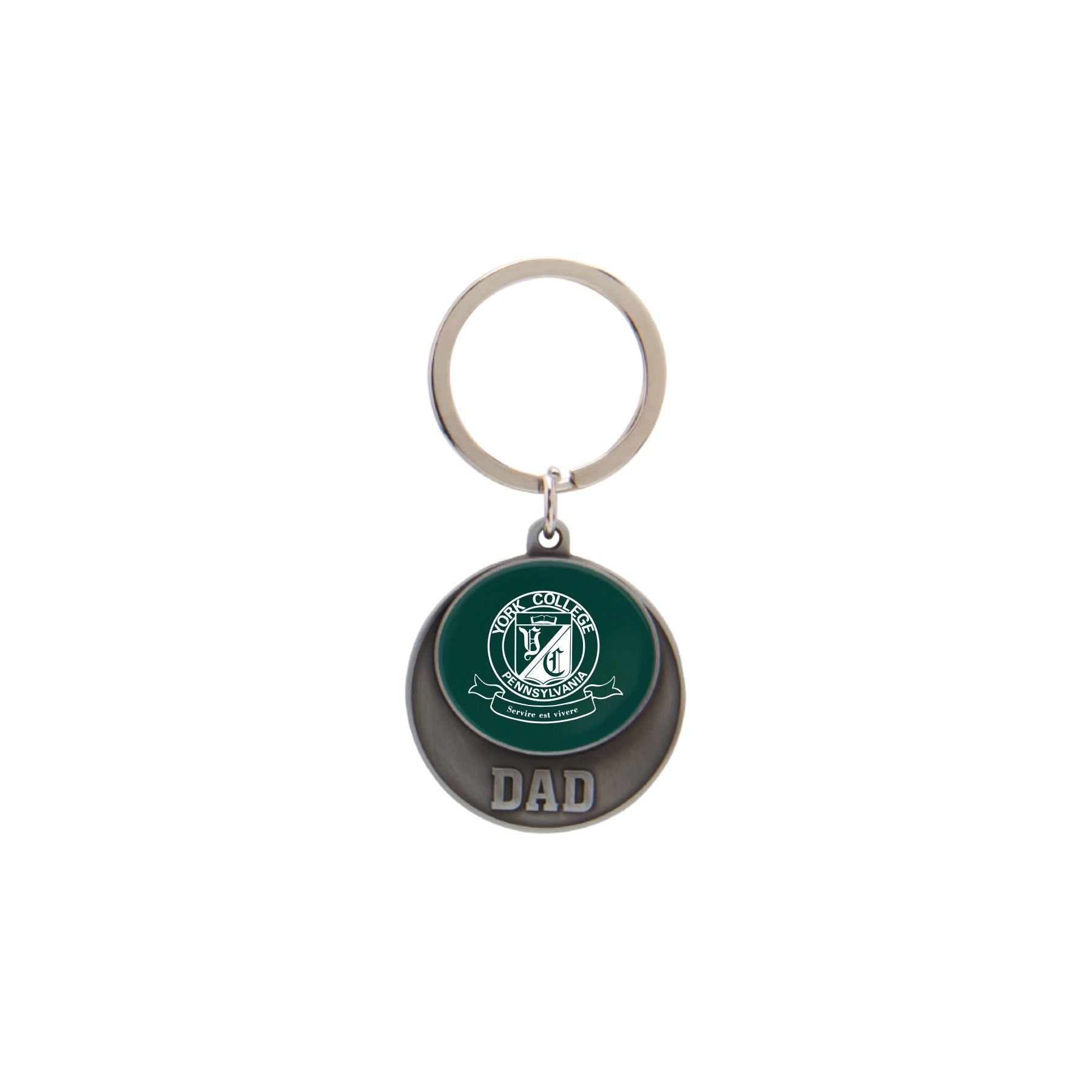 Keytag: Dad w/Spartan - Metal