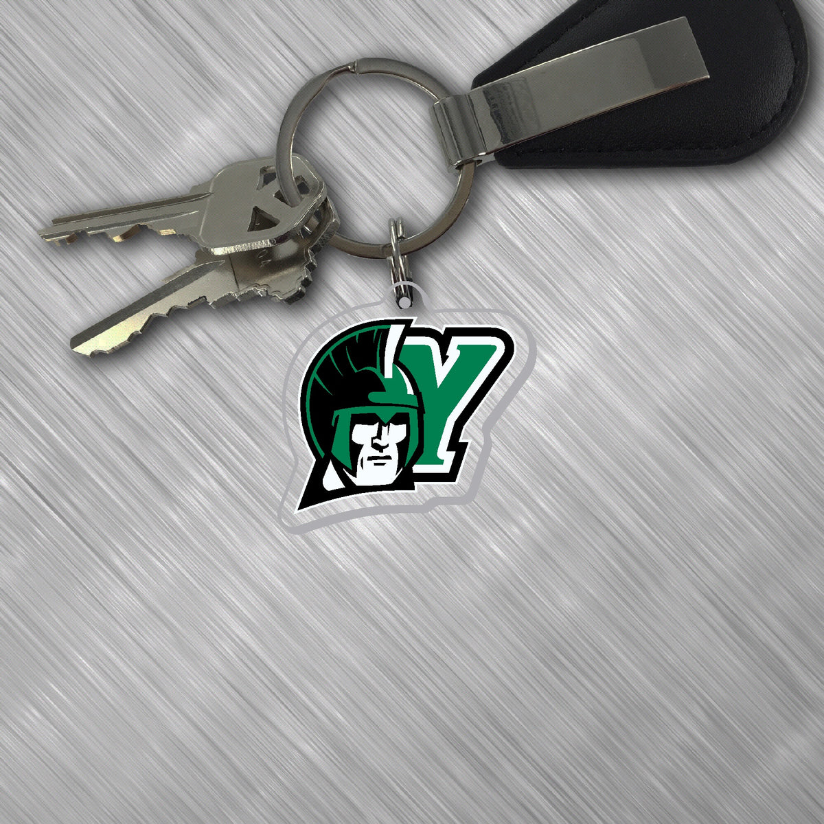 Septagan Key Key Tag: Spartan Head + Y
