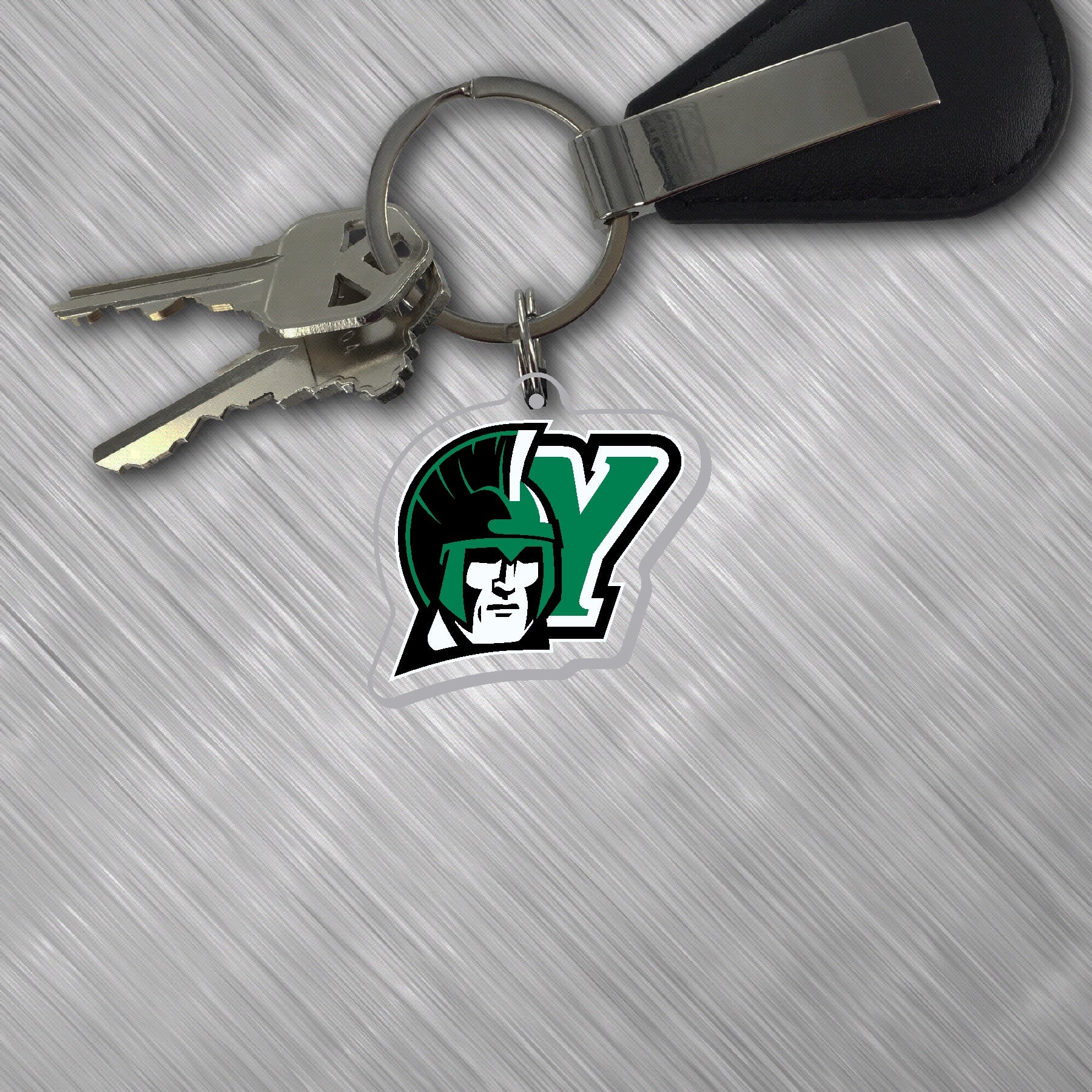 Key Tag: Spartan Head + Y