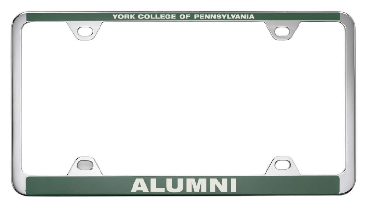 LICENSE PLATE FRAME YCP ALUMNI