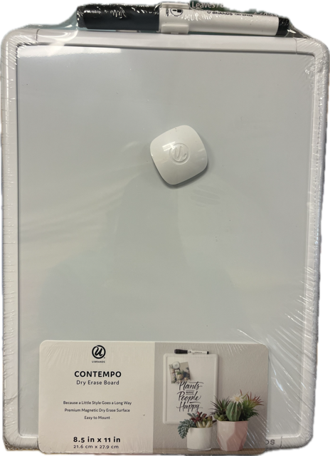 Magnetic Dry Erase Board - 11"x8.5"