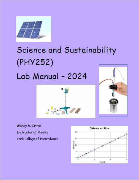 PHY252: Science and Sustainability (Purple Cover)