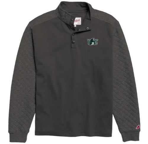 LEAGUE 1/4 ZIP JACKET QUILTED WITH L/C EMBROIDERY