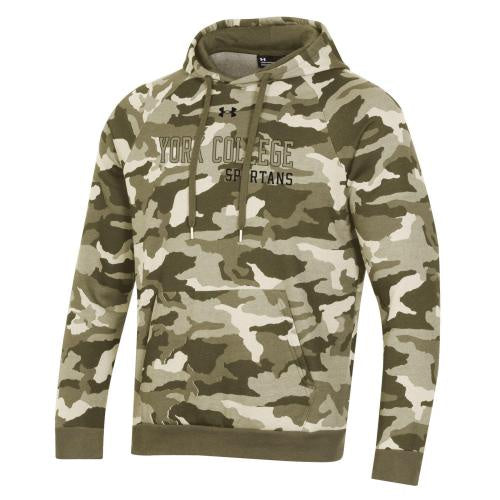 UNDER ARMOUR HOODED SWEATSHIRT ALL DAY CAMO