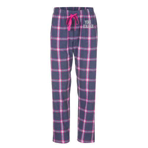 BOXERCRAFT WOMENS YORK COLLEGE FLANNEL DORM PANT