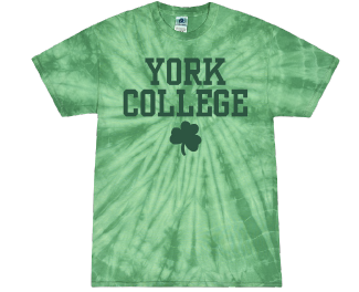 GILDAN S/S T-SHIRT TYE DYE KELLY WITH SHAMROCK