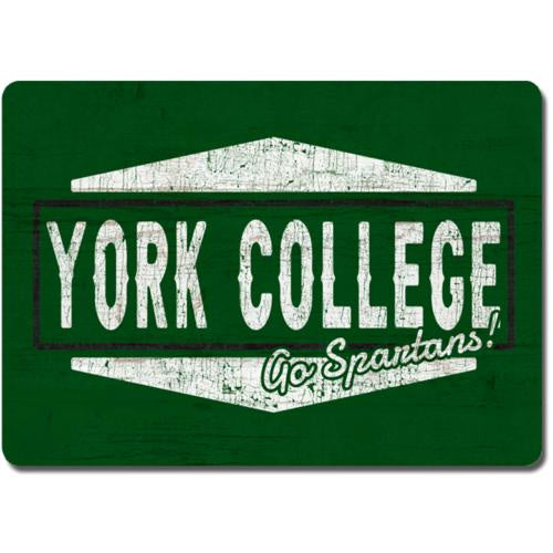 Magnet: York College in Diamond - Wooden