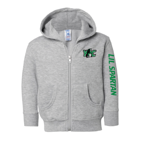 RABBIT SKINS TODDLER FULL ZIP HOODED SWEATSHIRT