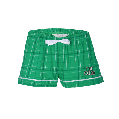 BOXERCRAFT WOMENS YORK COLLEGE FLANNEL SHORT