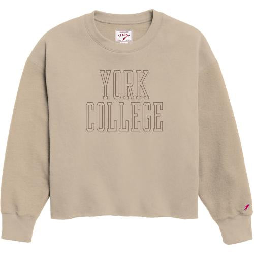 LEAGUE WOMENS CREW SWEATSHIRT REVERSE FLEECE