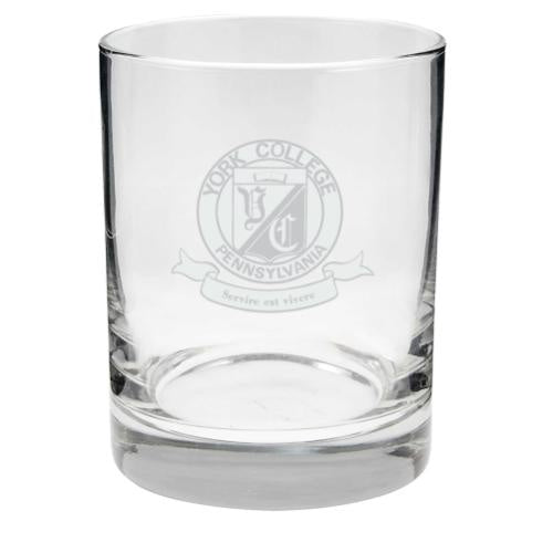 ROCKS GLASS 14 OZ ETCHED WITH SEAL