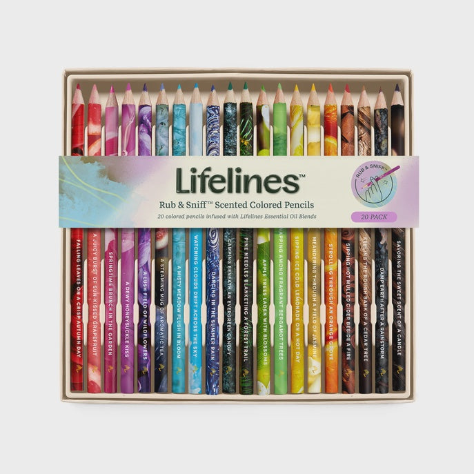 Lifelines Rub & Sniff™ Scented Colored Pencils - 20-pack