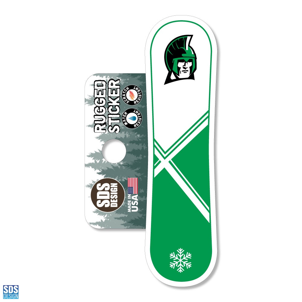 Sticker: Rugged Snowboard - 3.5"