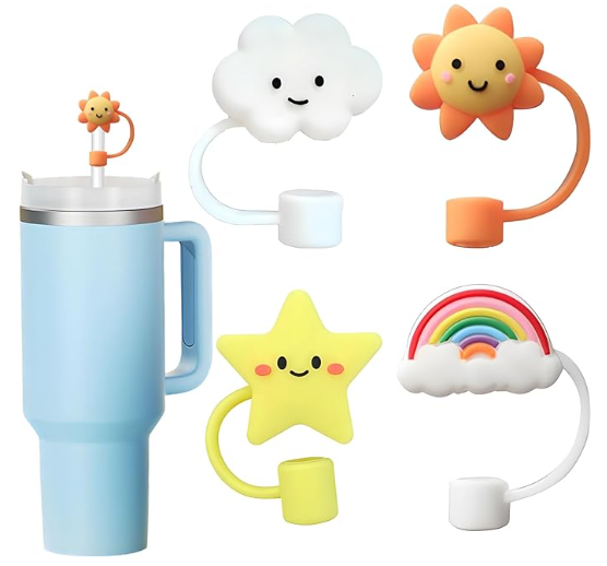 CAP, TRAVEL TUMBLER STRAW TOPPER