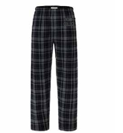 BOXERCRAFT DORM PANT WITH YORK OVER COLLEGE ON LEFT LEG