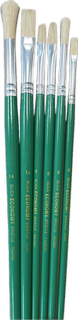 Brush: (Set) Blick Economy White Bristle Brushes